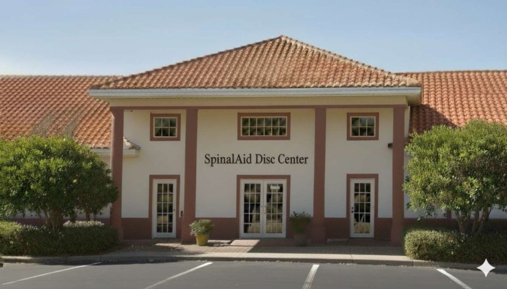 Non Surgical Spinal Decompression Therapy Near me - image Spinalaid-Disc-center-building-2-FILEminimizer-1024x585 on https://trydecompression.com